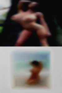 Estrogen dosed in nude woman food.